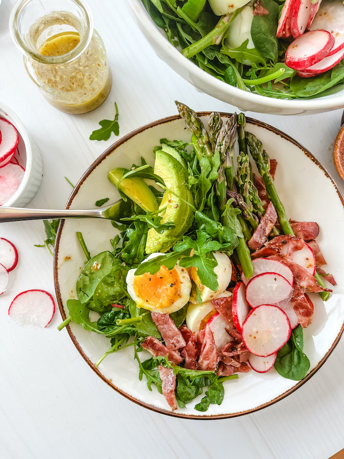 spring cobb salad finished