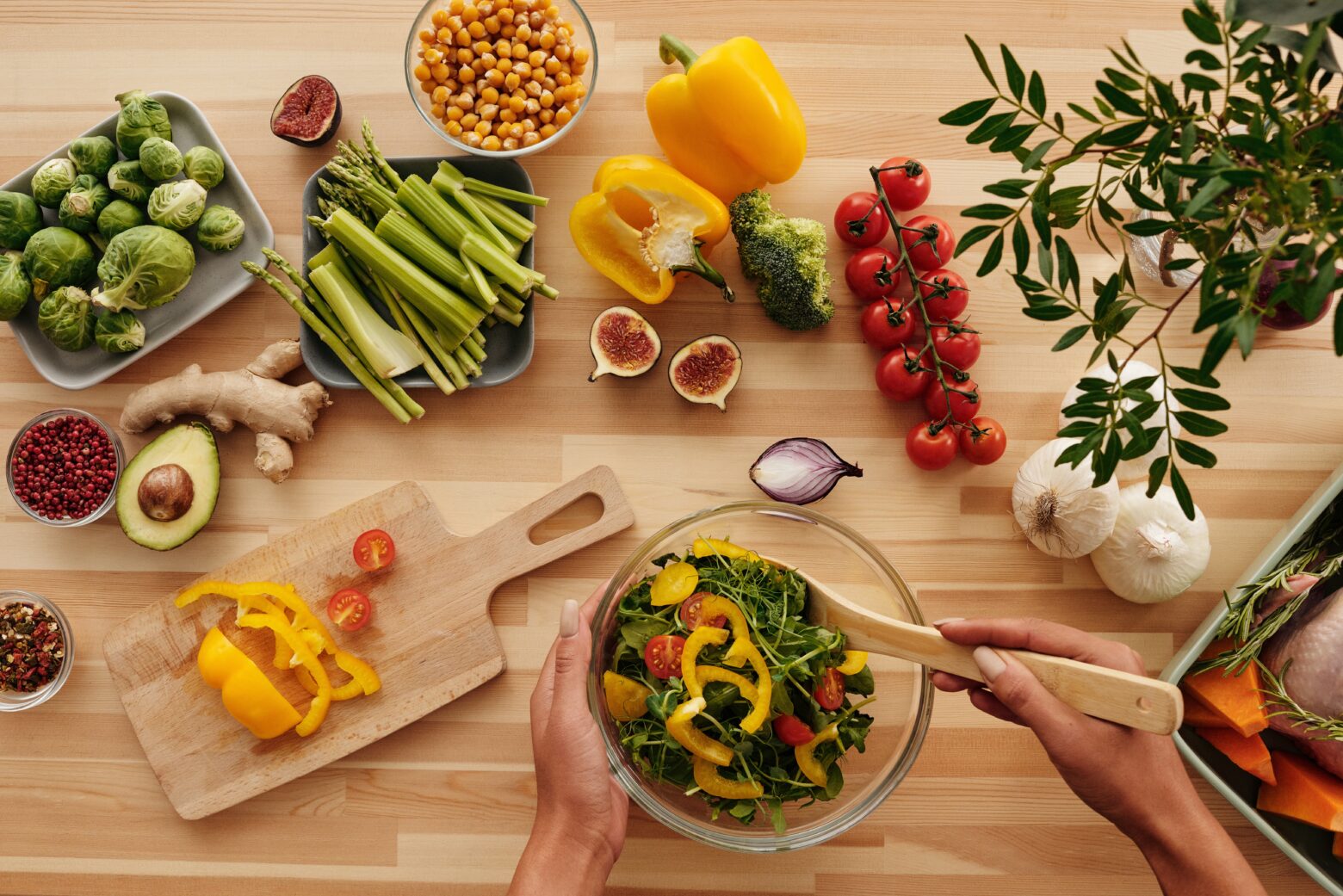 women-tossing-a-salad