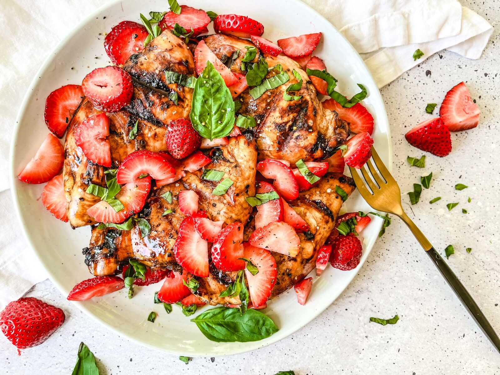 Strawberry Chicken Dinner