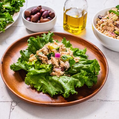 Tuna Salad Lettuce Wraps